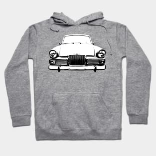 Sunbeam Rapier 1960s British classic car monoblock black and white Hoodie